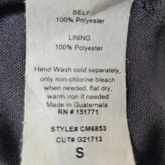 Hoity Toity Boutique Sleeveless Wide Leg Cropped Jumpsuit w/Tie Bodice - Size S - Picture 9 of 9